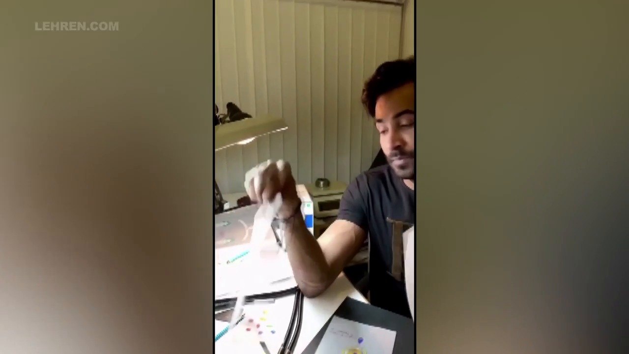 Arhaan Khan Showcase His Jewellery Designing Skills