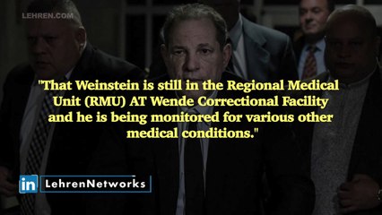 Harvey Weinstein Survives COVID-19 Complications