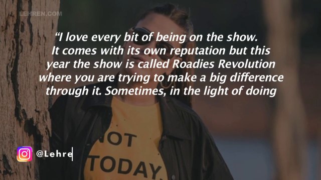 Neha Dhupia Speaks About Her Roadies Controversy