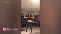 Shruti Haasan Gives A Hula Hoop Tutorial At Home