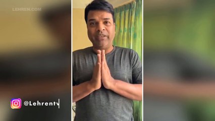 भरत जाधव ह्यांनी सर्वांना घरीच थांबण्याची केली विनंती
