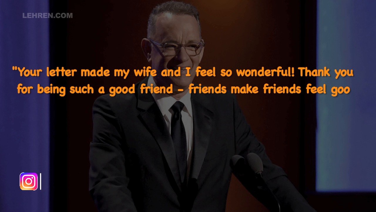 Tom Hanks Heartfelt Letter To An Australian Boy Named Corona