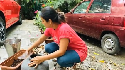 निसर्गाची काळजी घेयला शिकवत आहे प्राजक्ता माळी