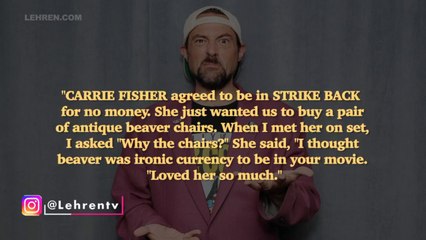 Kevin Smith Shares Fond Memory Of Carrie Fisher