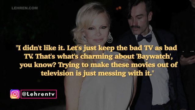 Pamela Anderson Criticizes Dwayne Johnson Starrer Baywatch Remake