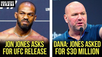 Download Video: Jon Jones goes off on Dana White and asks for UFC release, Dana reveals Jones negotiations