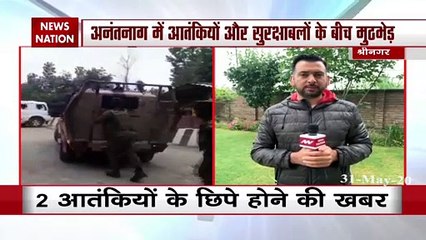 अनंतनाग में आतंकियों और सुरक्षाबलों के बीच मुठभेड़ जारी, दो आतंकी घिरे