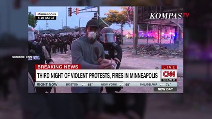 Reporter CNN Ditahan Polisi Saat Live  Demonstrasi Kematian George Floyd di Minneapolis