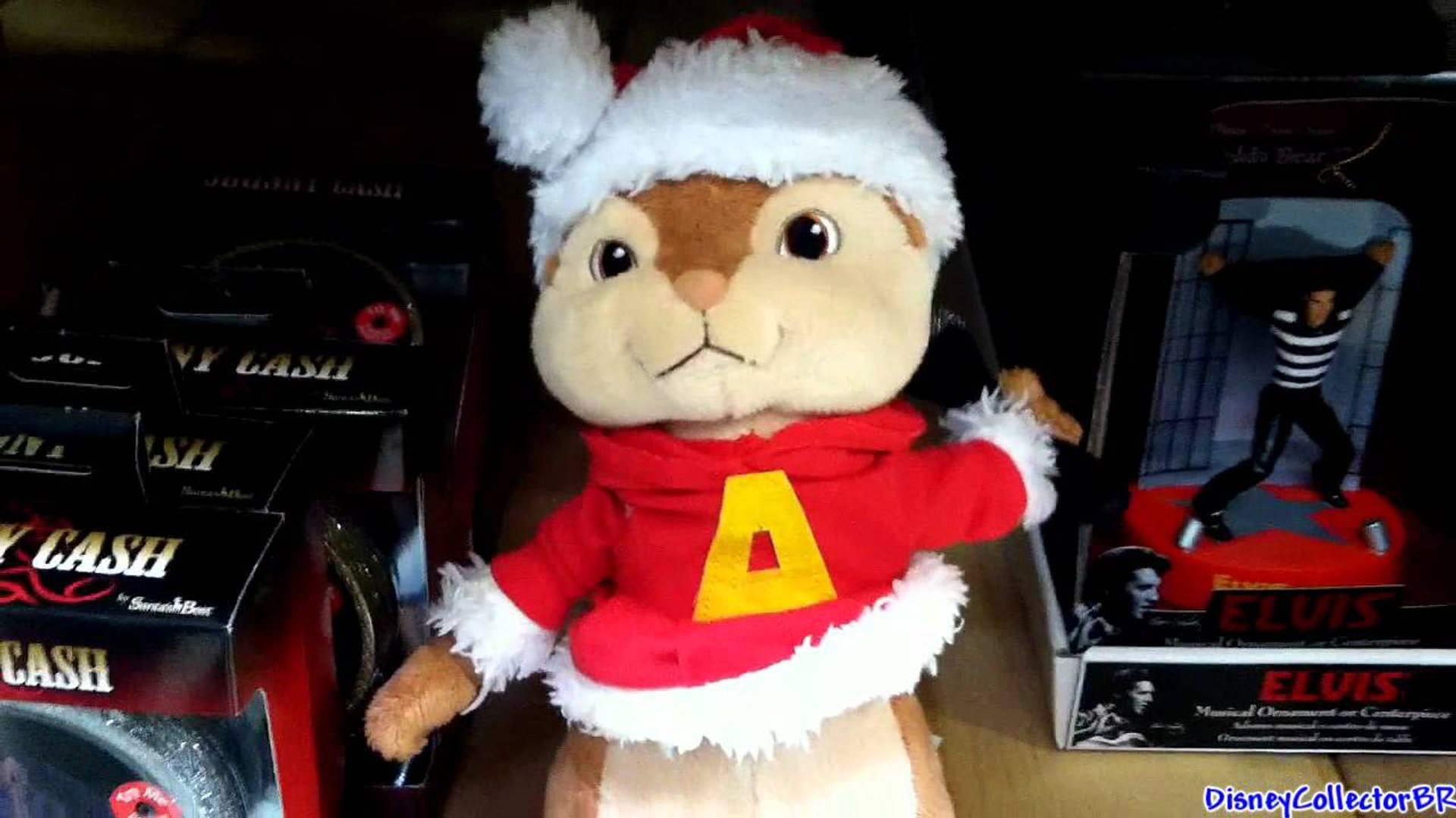Alvin the Chipmunk plush singing dancing toy Christmas 2011