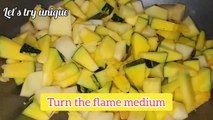 आलू कद्दू की सब्ज़ी | Pumpkin Potato Dry Vegetable -Indian Style Pumpkin Veg