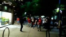 US Unrest: Rioters and looters in Dallas smash Whole Foods window and enter store