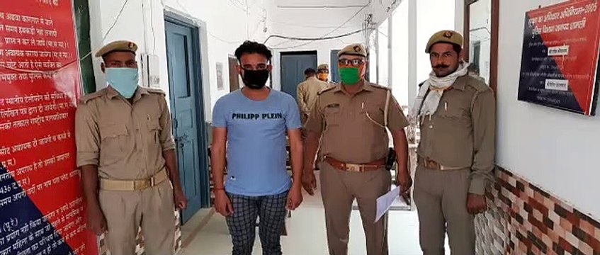 शामली- कांधला पुलिस ने 15 हजार रूपए के इनामी बदमाश को किया गिरफ्तार