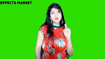 girl dance green screen