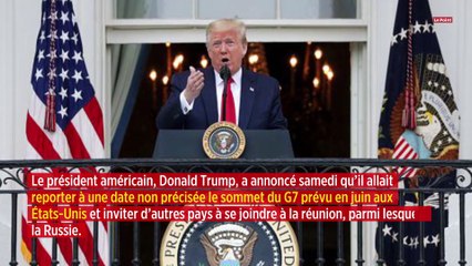 G7 : Donald Trump va reporter le sommet et inviter d’autres pays