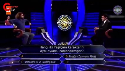 Kim Milyoner Olmak İster'e 'Gardırop Fuat' sorusu damga vurdu! 3 jokerini de kullandı