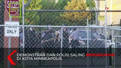 Polisi Minneapolis Tembakkan Gas Air Mata