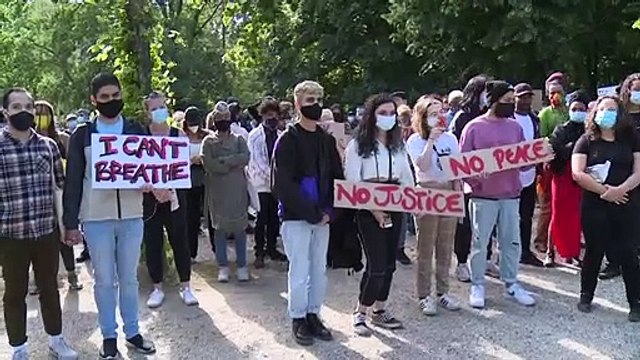 Gegen Rassismus: Gedenken in Berlin an George Floyd