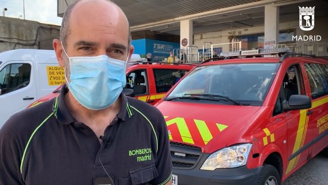 Bomberos describen el reparto de alimentos como muy gratificante