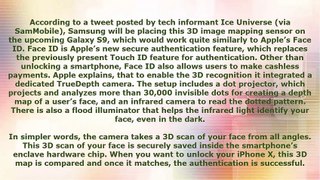 Information of Samsung Galaxy S9 may feature iPhone X-like Face ID feature