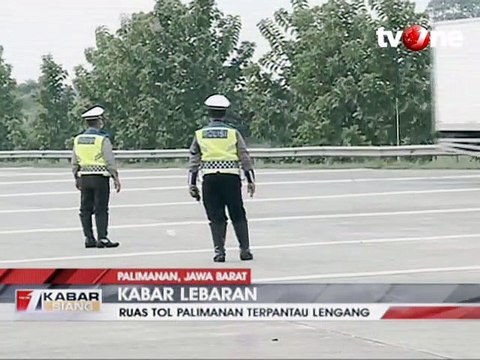 Ada Pengecekan SIKM, Arus Lalu Lintas Tol Palimanan Lengang