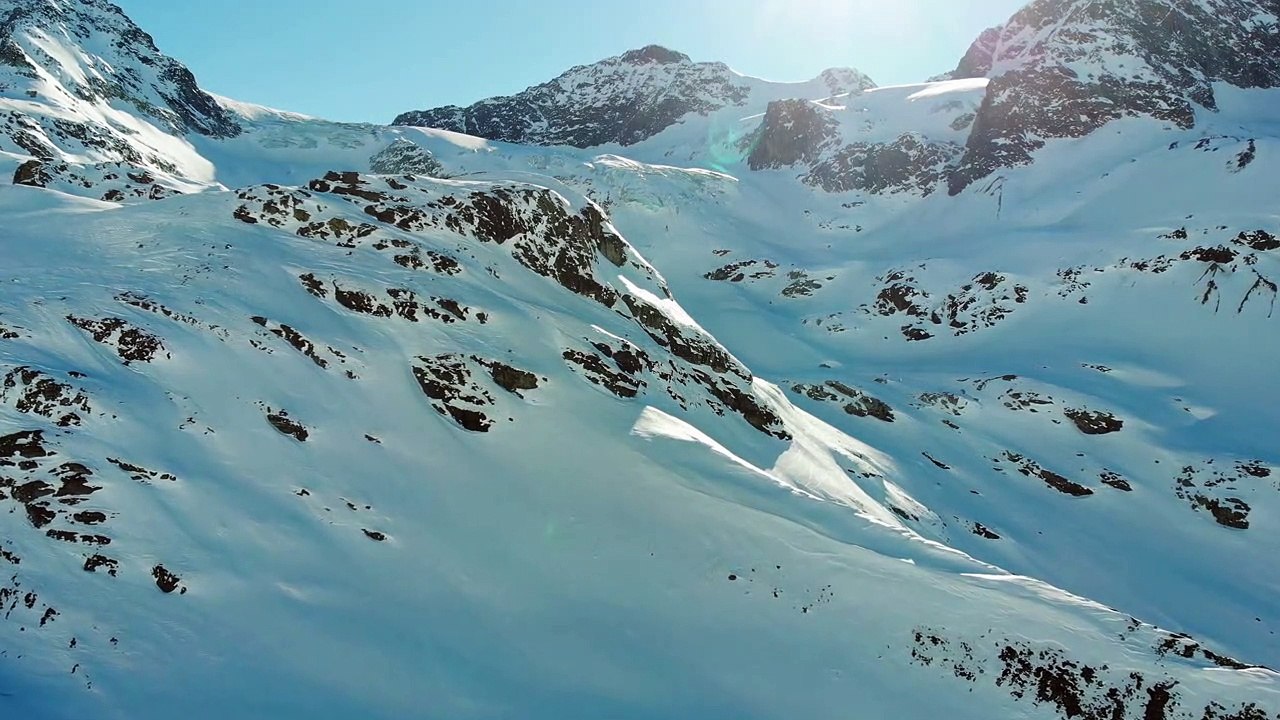 Amazing View of Mountains Covered With Snow | HD | Snowy Mountains With Relaxing Music.