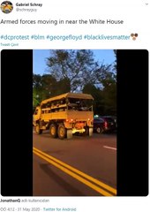 Beyaz Saraya Silahlı Birliklerin Yığılması