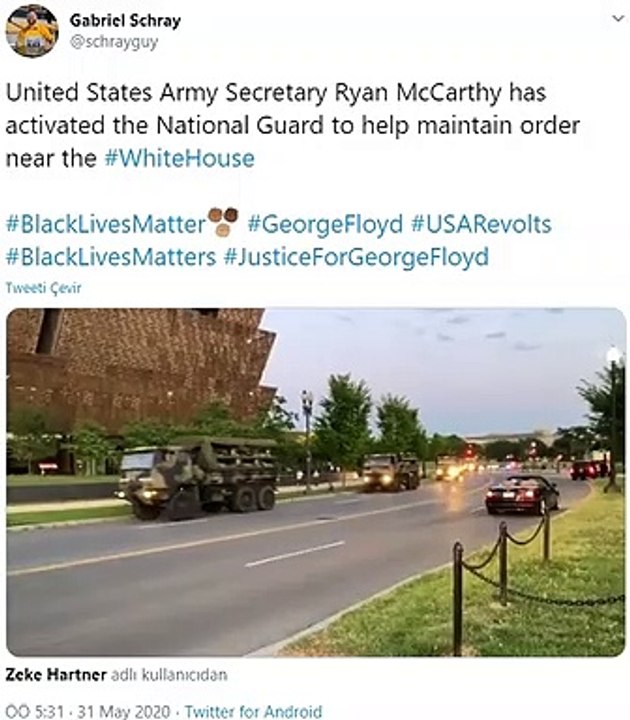 Ulusal Muhafızların Şehre Girişi