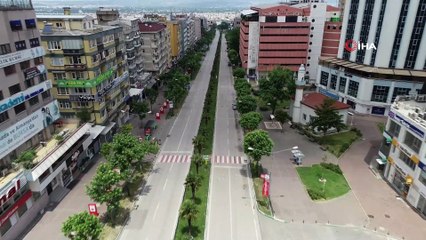 Kısıtlamanın son gününde Bursa'da sessizlik hakim