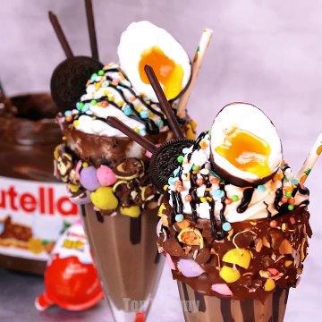 So Yummy Nutella Chocolate Milkshakes Recipes - Tasty Cake Decorating Ideas - Top Yummy