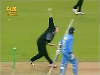 Sehwag agrasive batting against NZL