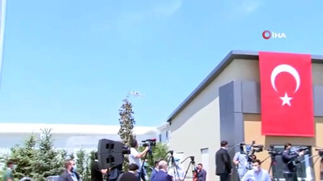 Cumhurbaşkanı Recep Tayyip Erdoğan Helikopter ile Açılışa Geldi