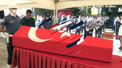 Şehit polis memuru Atakan Arslan son yolculuğuna uğurlandı
