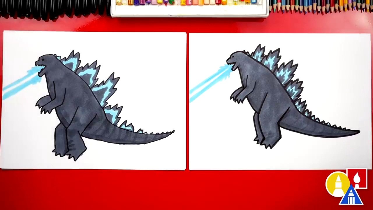 How To Draw Godzilla - video Dailymotion