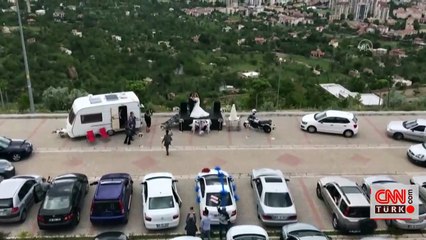 Koronavirüs mutluluklarına engel olamadı