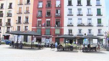 Madrid vive su primer domingo con las terrazas abiertas