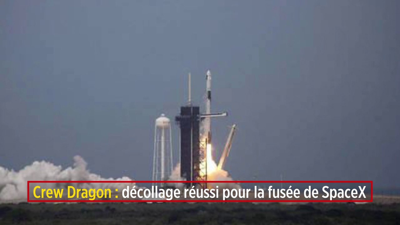 Crew Dragon : décollage réussi pour la fusée de SpaceX