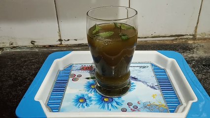 Nimbu Pudina Sharbat/Lemon mint drink