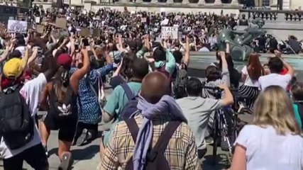 ABD'deki protestolar, İngiltere'ye de sıçradı