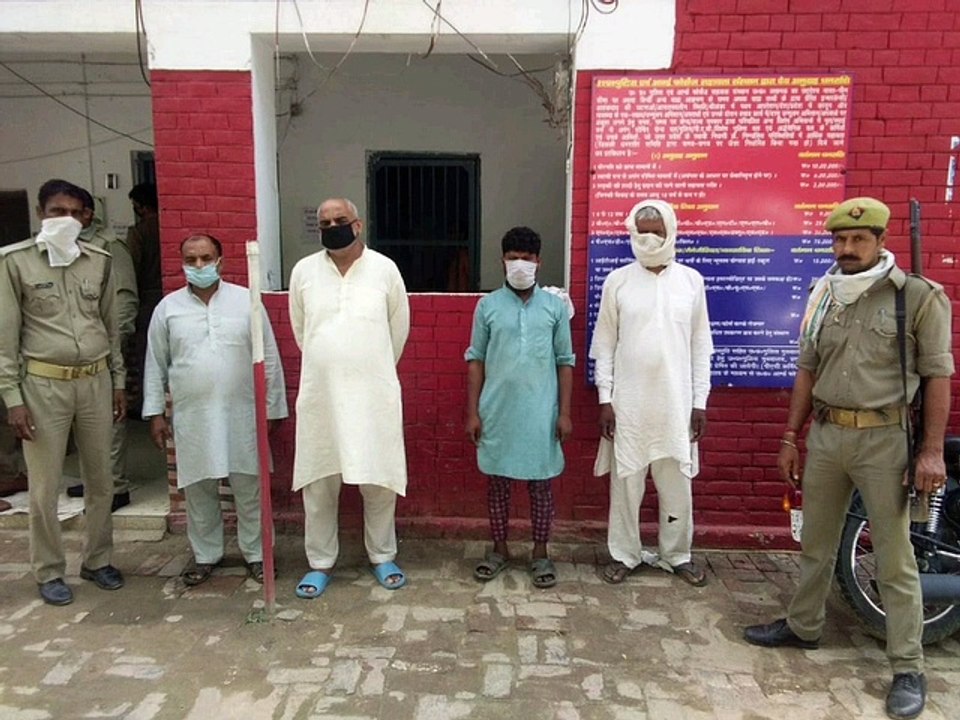 मामूली विवाद को लेकर झगड़ा करने वाले 4 लोगों को कांधला पुलिस ने भेजा जेल
