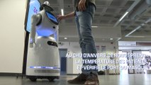 Coronavirus: à Anvers en Belgique, ce robot prend la température des patients et vérifie le port du masque
