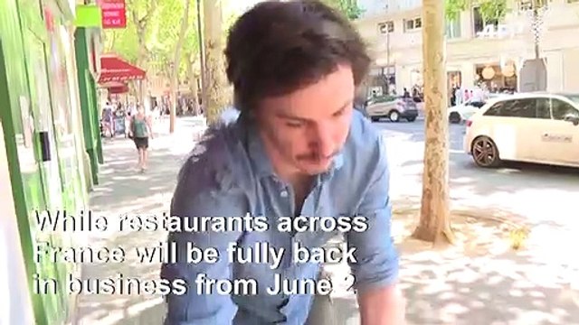 Bars and restaurants in Paris prepare to reopen their terraces