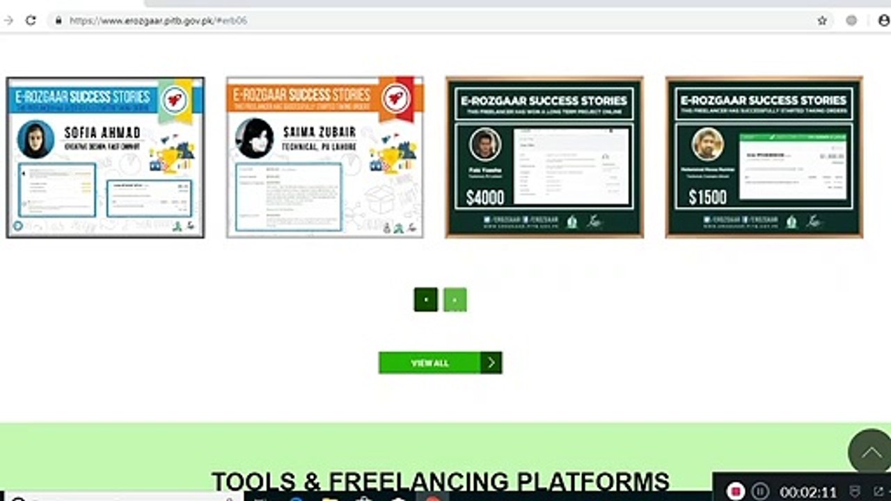 All information about e Rozgar Program - Online job In Pakistan