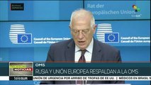 teleSUR Noticias: Rusia y la UE reiteran su respaldo a la OMS