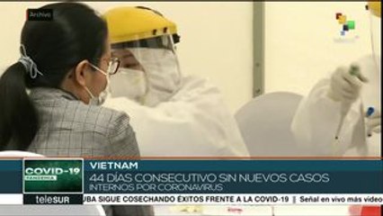 Vietnam acumula 44 días consecutivos sin contagios locales de COVID-19