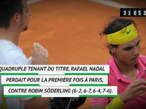 Il y a 11 ans - Rafael Nadal sorti par Söderling, la terre de Roland a tremblé !