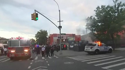 경찰차 방화·고무탄 난무, 또 총격 사망...미국 시위 격화 / YTN