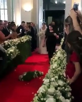 Cette demoiselle d'honneur se souviendra longtemps de ce mariage