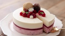 ラズベリー・レアチーズケーキの作り方 No-Bake Raspberry Cheesecake＊Eggless Recipe｜HidaMari Cooking
