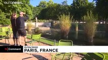 La jardin des Tuileries a rouvert à Paris