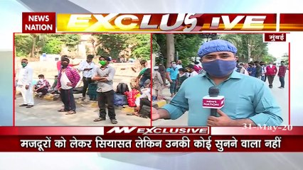 hundreds of Bihar and UP workers are stranded in mumbai they want go t